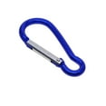 thumbnail image 5 of HOMYL 2-4pack 20 Piece D Shape Sports Hiking Carabiner Buckle Snap Spring Clip Hook 2 Pcs, 5 of 8