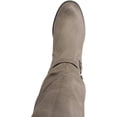 thumbnail image 3 of White Mountain Women's Shoes Liona Fabric Closed Toe Knee, Dark Taupe, Size 5.0, 3 of 5
