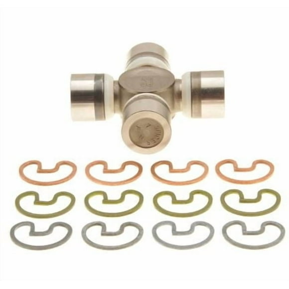 Dana Spicer Universal Joint 5-1350X Spicer Life Series; 1350 Design; Inside Retaining Clips; 4 Smooth Round Bearings; 1.188 Inch Diameter Bearings; 3.625 Inch Yoke Span; Steel; Non-Greaseable