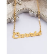 Personalized Script Name Necklace