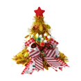 thumbnail image 5 of Top Hat Tree Topper Christmas Bow Festive Non Woven Fabric Decoration for Home Holiday Display, 5 of 9