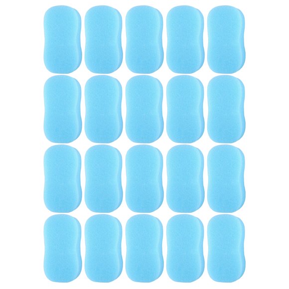 20Pcs Hair Sponge Men Beard Brush Hair Removal Brush Hair Cleaning Brush Supple Sponge Brush