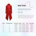 thumbnail image 7 of iiniim Kids Boys Sequins Tailcoat Medieval Vampire Formal Dresscoat Gothic Tuxedo Long Jacket Red 14, 7 of 7