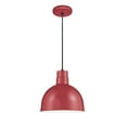 thumbnail image 3 of RDBC12-WH Millennium Lighting R Series - 1 Light Cord Hung Deep Bowl Pendant-11.5 Inch Tall and 12 Inch Wide-White Finish    -Traditional Installation, 3 of 5