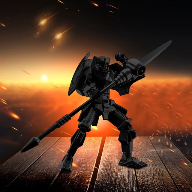 CQCYD DIY Movable Doll Building Block Toy, Jointed Robot Action Figure with Detachable Accessories, Creative Assembly Model for Little Builders and Collectors