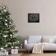 thumbnail image 2 of Merry & Bright Poinsettia Wreath Holiday Graphic Art Gallery Wrapped Canvas Print Wall Art, 2 of 7
