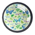 thumbnail image 1 of 4 Pcs Butterflies Dragonfly Leaves Knobs for Kitchen Cabinet Cupboard Dresser Bookcase Drawer Pulls Handles Round Home Decor, 1 of 8