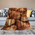 thumbnail image 2 of Nawypu  Croissants Throw Blanket - ​Super Soft Flannel Blanket for Gifts, Plush Lightweight Fuzzy Cozy Blanket for Couch Sofa Bed All Season for Teens/Travel, 2 of 6