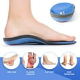 PCSsole 220+lbs Heavy Duty High Arch Support Orthotics