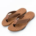 thumbnail image 5 of House Slippers Men Arch Support Summer Casual Outside Wear Beach Non Breathable Flip Flops Clip Toes Big Size Flat Bottom Men Shoes, 5 of 5