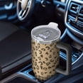 thumbnail image 6 of Leopard Print 40oz Tumbler– Stainless Steel Insulated Tumbler with Handle and Straw, Large Capacity Travel Cup for Hot & Cold Drinks, 6 of 6
