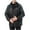 Black, variant on DeHolifer Men's Winter Coat Plus Size Color Block Zipper Fleece Pocket Detachable Zipper Outdoor Jacket Black 3XL