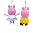 thumbnail image 3 of Kurt Adler Set/2 Peppa Pig Ballerina Christmas Tree Ornaments, 3 of 4