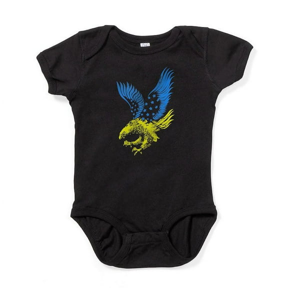 CafePress - Cool Ukraine Flag Ukrainian Pride Native Body Suit - Cute Infant Bodysuit Baby Romper - Size Newborn - 24 Months