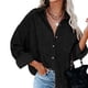 thumbnail image 1 of Camisa de pana con botones, chaqueta de pana con solapa de manga larga, blusas informales holgadas de gran tamaño, chaqueta para primavera y otoño, 1 of 6