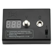 LED Digital Ohm Meter Coil Voltage Measuring 0.01-19.9Ω High Resistance Tester for EGO 510 808D M7 M8
