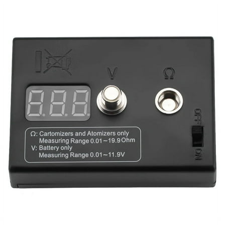 LED Digital Ohm Meter Coil Voltage Measuring 0.01-19.9Ω High Resistance Tester for EGO 510 808D M7 M8