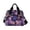Pink and Purple Palm Leaves, variant on Insulated Lunch Bag for Women Men 10L Large Capacity Thermal Tote Cooler for Work Picnic Travel Tropical Leaves Pattern