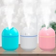 thumbnail image 1 of Ultrasonic Portable Air Humidifier Aroma Essential Oil Diffuser Home Car USB Mute Nebulizer Mist Maker With LED Night Lamp, 1 of 10