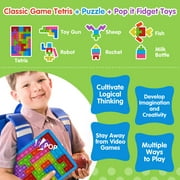 Games for 4 5 6 7 Year Olds Boys Girls, Toddlers Educational Toys for 3-4-5-6 Year Old Girl Boy Gifts-IQ Puzzle Travel Game for Kids Age 3-8 Year Old Birthday Presents Popit Fidget Toy for Kid Adults