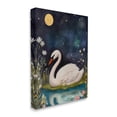 thumbnail image 4 of Stupell Industries Sleeping Swan Night Sky Animals & Insects Painting Gallery Wrapped Canvas Art Print Wall Art, 16 x 20, 4 of 8