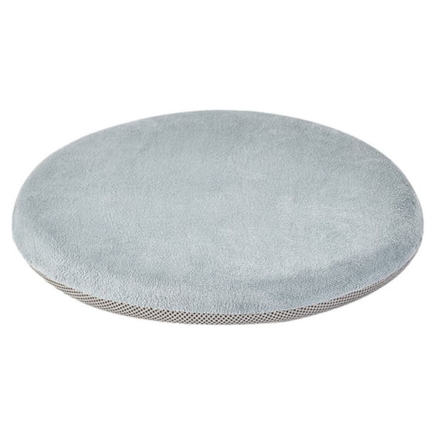 Naiovety Cojín de asiento portátil Color sólido transpirable 4 estaciones hogar Oficina automotriz sillón sofá alfombrilla Decoración del hogar Gris Naiovety HA084585-03