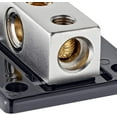 thumbnail image 3 of InstallGear 0/2/4 AWG Gauge Power Distribution Block 1/0 Gauge in to (2) 4/8 Gauge Out | Fuse Block | Fuse Block for Auto, RV, Motorcycle, and Boat, 3 of 5