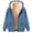 Light Blue, variant on Winter Fall Jackets Womens Men's Long Sleeve Hooded Solid Color Sweatshirt with Drop Shoulder Sleeves Zipper Warm up Jacket Coats Winter Long My Items My Order
