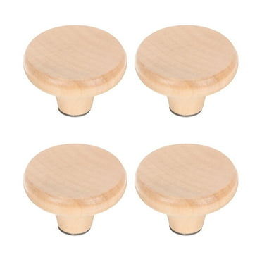 4 Pcs Outdoor Lid Handle Small Wood Pan Knobs Kitchen Gadget Cookware Cabinet Skillet Household