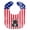 French Bulldog - Black, variant on Patriotic USA French Bulldog Black Baby Bib