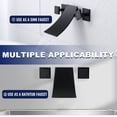 thumbnail image 4 of Wowow Double-Handle Wall-Mount Roman Tub Faucet with Waterfall Spout in Oil Rubbed Bronze, 4 of 9