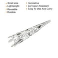 thumbnail image 3 of Uxcell 42mm Alloy Corsage Decorative Holder Vase for Wedding Party Prom White Gold, 3 of 6