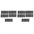 thumbnail image 1 of 100 Piezas Desechables Cap Liner Absorbe la Humedad Banda para el Sudor Visera Sombrero Adhesivo Absorbe el Sudor Tiras Cinta, Negro, 1 of 4