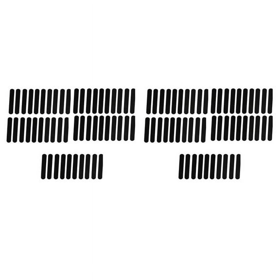 100 Pieces Disposable Cap Liner Moisture Wicking Sweatband Visor Hat Adhesive Sweat Absorbing Strips Patch Tape,Black