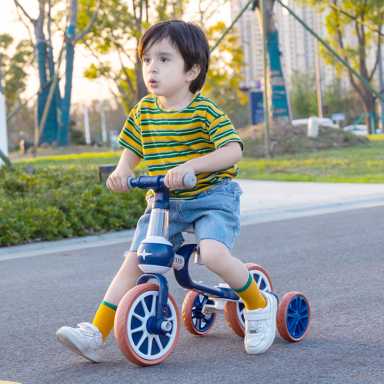 XJD 3-in-1 Toddler Bike, Blue photo 2