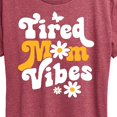 thumbnail image 3 of Instant Message - Vibes Tired Mom - Women's Short Sleeve Graphic T-Shirt, 3 of 6