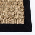 thumbnail image 3 of Safavieh Natural Fiber Collection NF114C Border Basketweave Seagrass Area Rug, 3' x 5', Black, 3 of 5