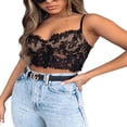 thumbnail image 4 of Women’s Perspective Lace Bra Solid Color Backless Suspender Body Shaping Lingerie, 4 of 4