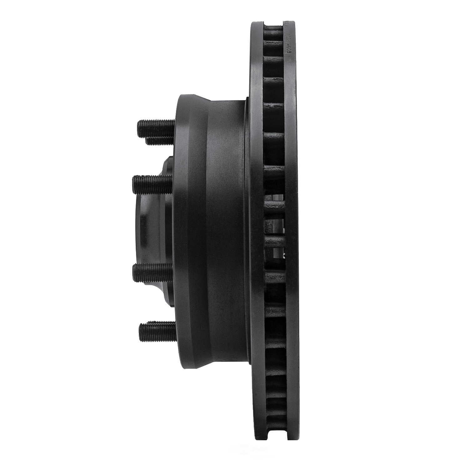 Dynamic Friction Company 633-48004L DFC Brake Rotor - Drilled And Slotted - Black