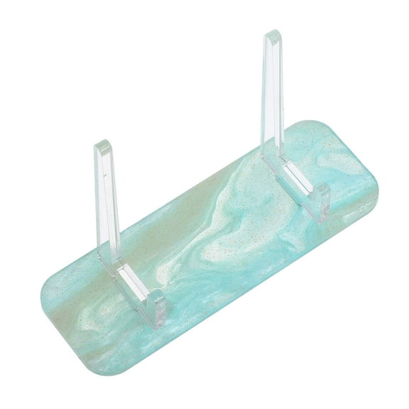 MLINS Small Display Stand Picture Photo Stand Convenient Small Picture Stand Acrylic Easel Display Stand Standing Plate Holder Acrylic Stand for Display
