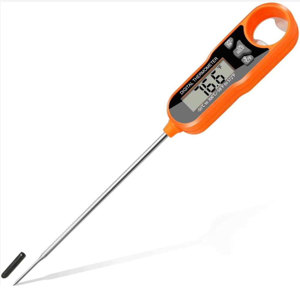 1pc Digital Meat Thermometer - Accurate and Easy to Use for BBQ, Cooking,  and Outdoor Activities