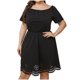 thumbnail image 1 of Vestido quemado grande de manga corta para mujer Fridja  bnh214, 1 of 9
