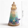 thumbnail image 5 of DIY Sea Glass Lighthouse Kit, 3D Glowing Art Coastal Decor with LED Adult DIY Nautical Craft Decor Gift, 5 of 8