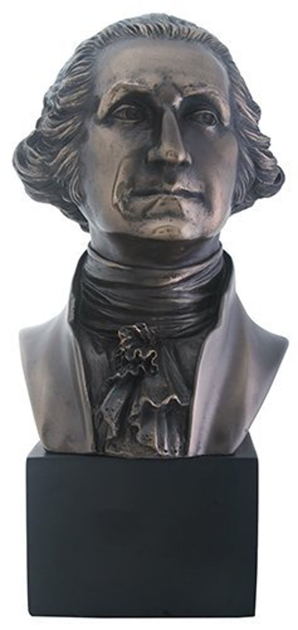 President George Washington Bust Statue Sculpture by YTC Summit Collection