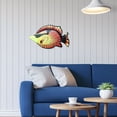thumbnail image 2 of Mikilon Iron Fish Hanging Decoration Garden Home Crafts Decoration Fish Wall Hanging, 2 of 4