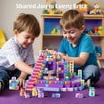 thumbnail image 3 of Bloques de construcción magnéticos GoBidex, 100 unidades, para niños mayores de 3 años, 3 of 6