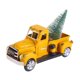 thumbnail image 2 of Camión de granja navideño, camioneta, modelo de automóvil, automóvil de granja de metal hecho a mano con amarillo, 2 of 9