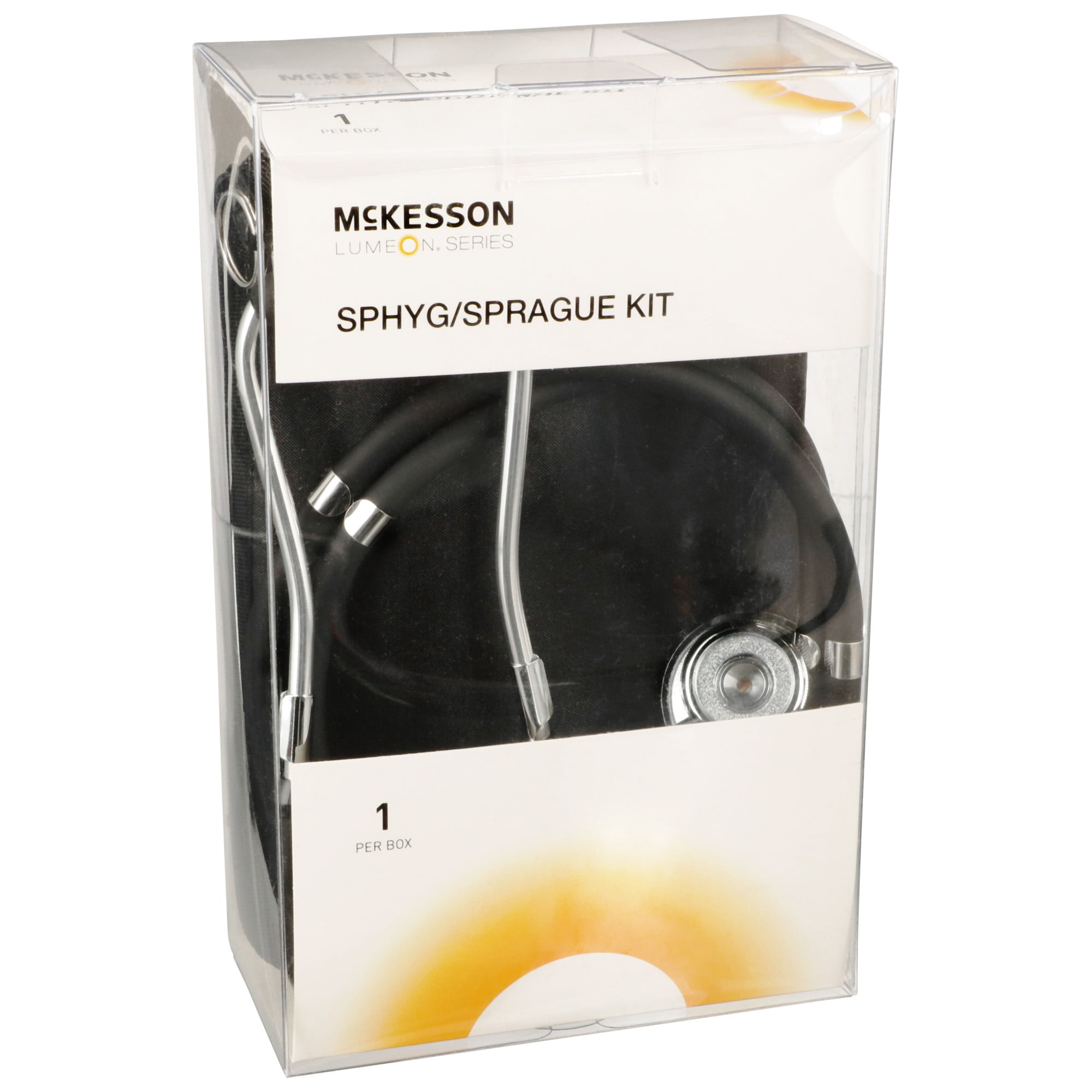 McKesson Sphyg/Sprague Kit, Aneroid Sphygmomanometer and Stethoscope, Blood Pressure with Cuff, 1 Ct