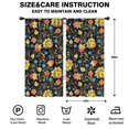 thumbnail image 2 of Blackout Kids Curtains,Pioneer Flower Floral Print Pattern Childrens Insulated Curtains Set Of 2,Bedroom Essentials,Toddler Room Decor 42"x84", 2 of 5