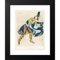 thumbnail image 2 of Léon Bakst 15x18 Black Modern Framed Museum Art Print Titled - Indo-Person Costume Project, Executed by Leon Bakst for ‘La Marquise Casati’ (1912), 2 of 5